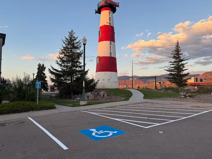 ADA handicap parking stall striping in St. George, Utah